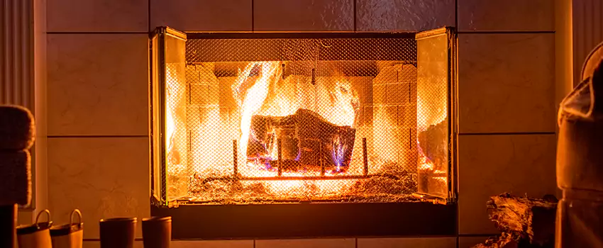 Mendota Hearth Landscape Fireplace Installation in Laguna Hills, California