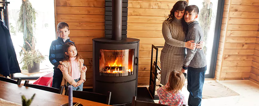 Morso Cast Iron Fireplace Insert Installation in Laguna Hills, California