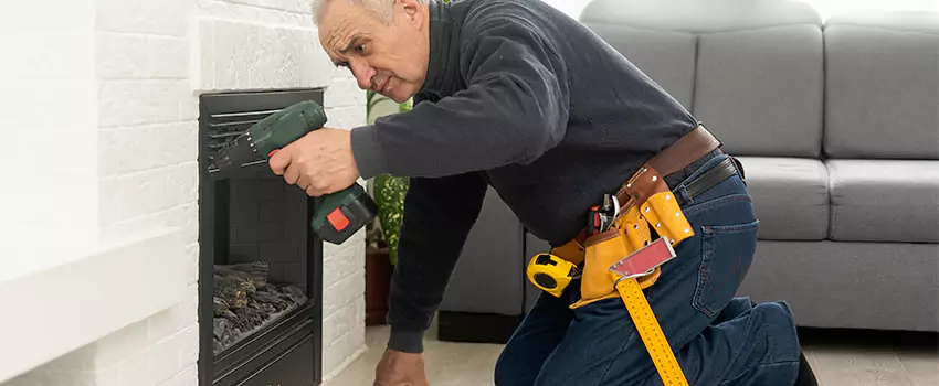 New Indoor Fireplace Installation in Laguna Hills, California