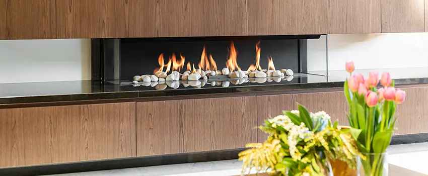 Double-height Fireplace Design Refurbishment in Laguna Hills, California